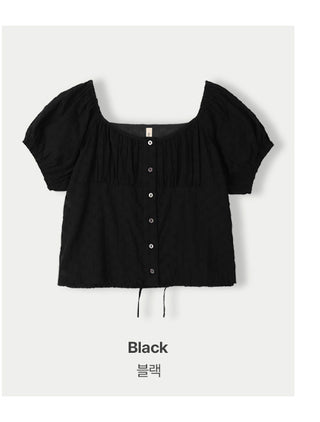 Cotton Flower Blouse - 2 colors