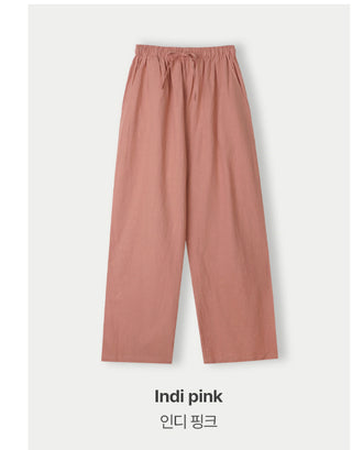 Wood Linen Wide Pants - 6 Colors