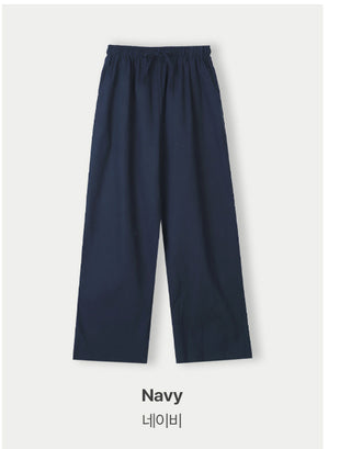 Wood Linen Wide Pants - 6 Colors
