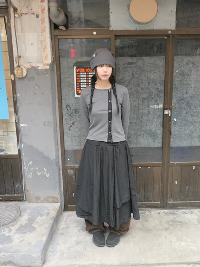 (3 colors) Side Rib Cardigan