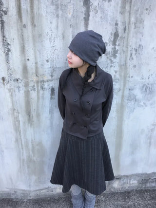 (3 colors) Double-breasted jacket