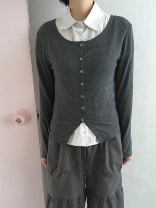 (6 colors) Cardigan