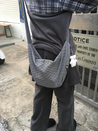 Diamond quilted bag