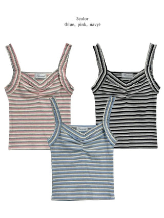 (3 colors) Frilled Sleeveless