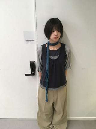 [2 colors] Layered Sleeveless