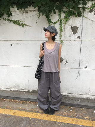 [3 colors] Layered camisole