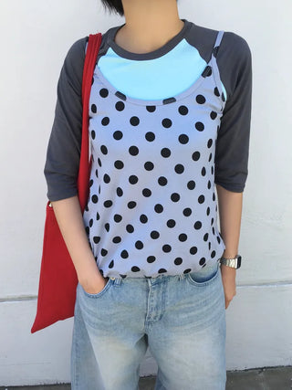[5 colors] Dot String Camisole