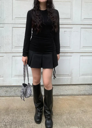 Elastic waist T-shirt