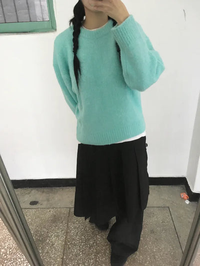 (4 colors) Wool knit