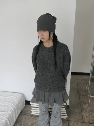 (4 colors) Wool knit