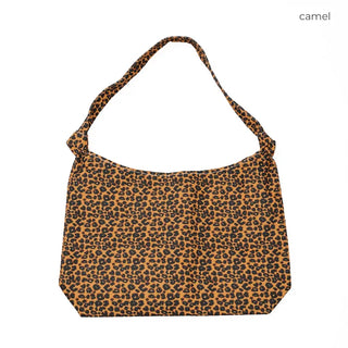 Leopard print shoulder bag