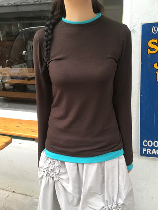 [4 colors] Layered Color T-shirt