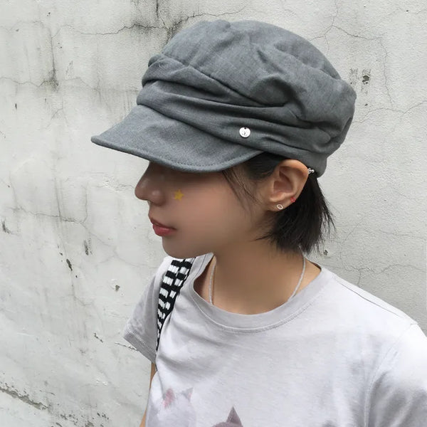 Pleated cap