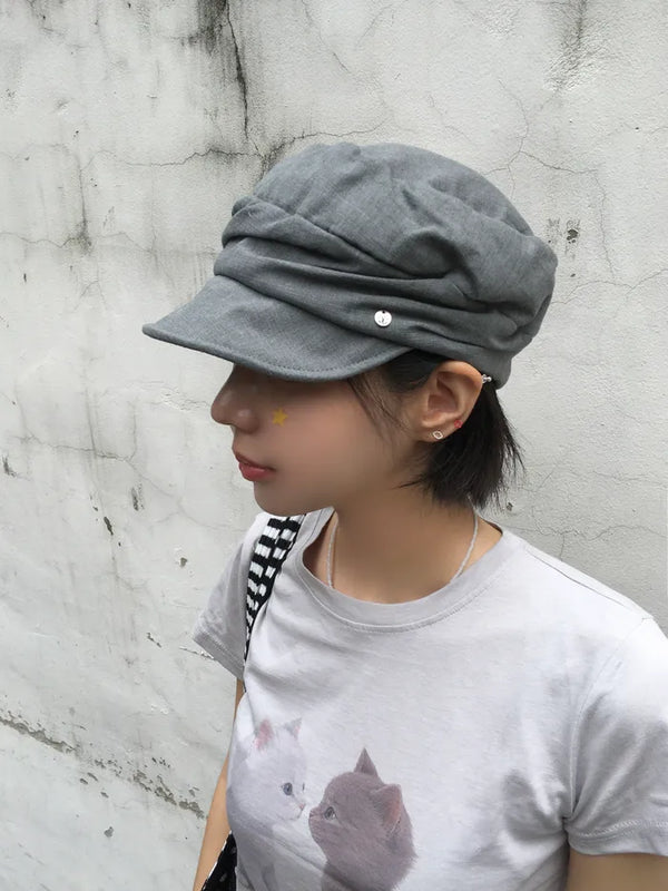 Pleated cap