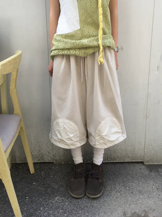 [3 colors] Half Bermuda Shorts