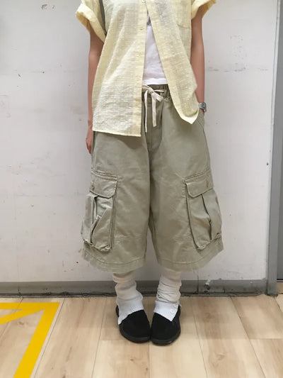 [3 colors] Cargo Bermuda Pants