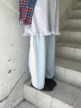 (2 colors) Lace Pants