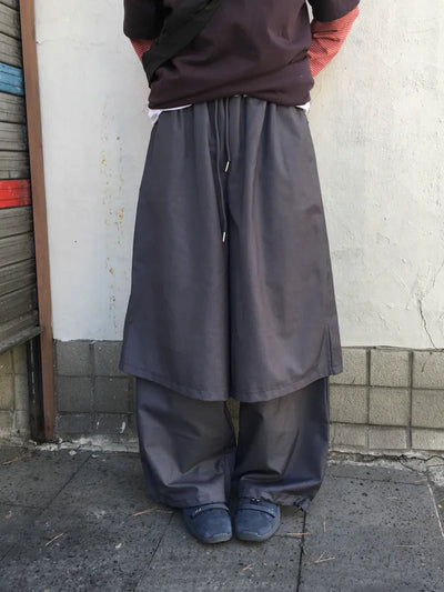 (2 colors) Layered slacks