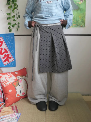 Dot wrap pants