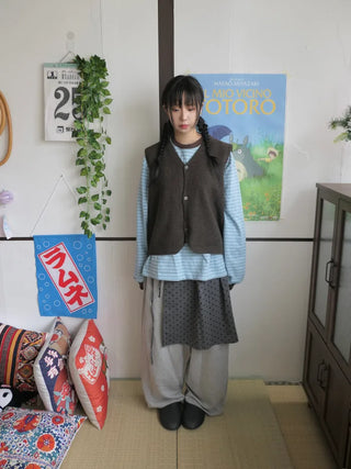 Dot wrap pants