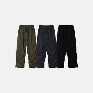 (3 colors) Shirred Cargo Pants