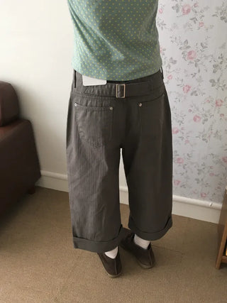 [2 colors] Bermuda shorts