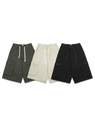 [3 colors] Cargo Bermuda Pants