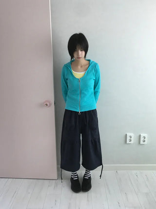 [2 colors] Shirred Pants