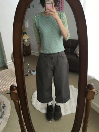 [2 colors] Bermuda shorts
