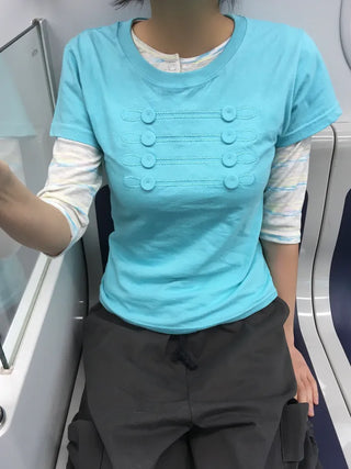 (4 colors) Rayon T-shirt