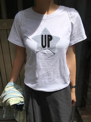 Patchwork Short-Sleeved T-Shirt
