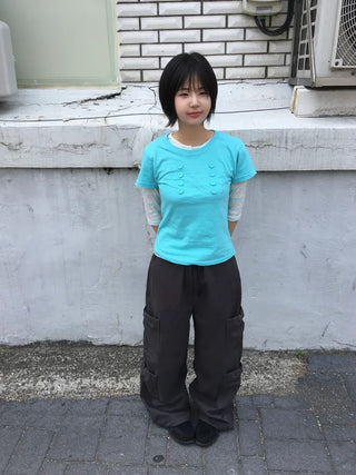 (4 colors) Rayon T-shirt