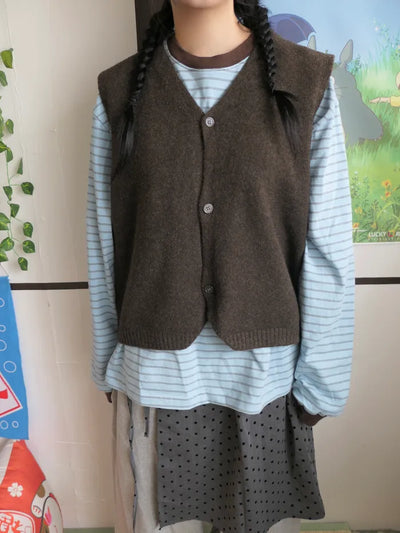 Knit vest