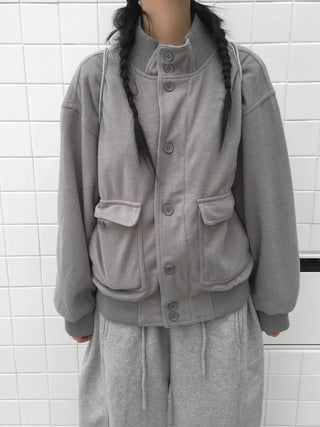 Soft Button Blouson (2c)
