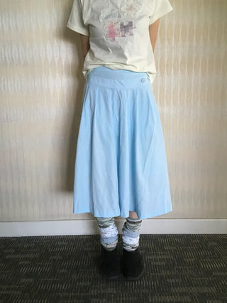 [3 colors] Pleated skirt pants