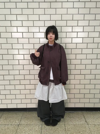 (2 colors) Striped Shirred Skirt