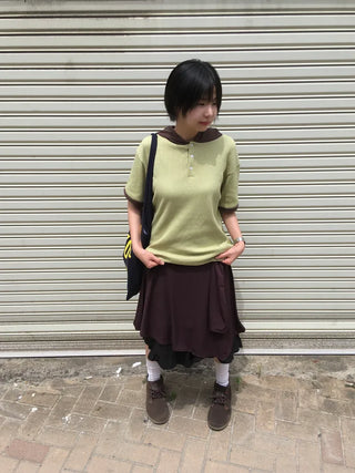[3 colors] Drape Wrap Skirt