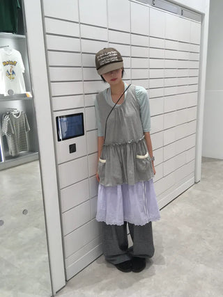 [2 colors] Ribbon Ribbon Skirt