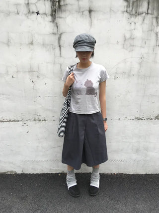 [2 colors] Pintuck Skirt