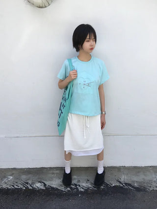 [5 colors] Layered skirt