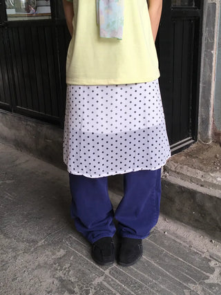 [3 colors] Polka Dot Skirt