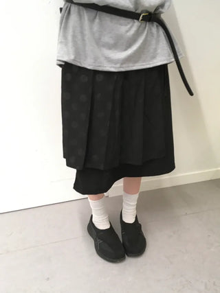 Polka Dot Wrap Skirt