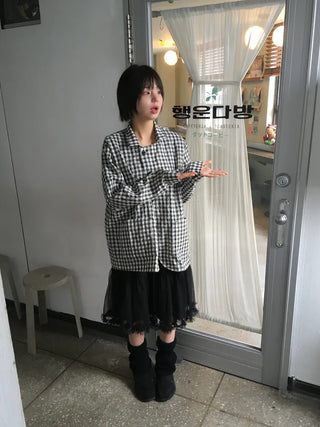(3 colors) Tiered skirt