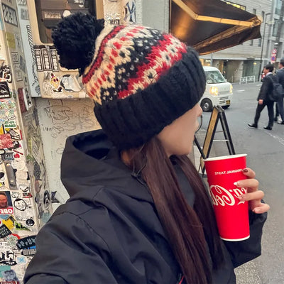 Snowflake Nordic Beanie