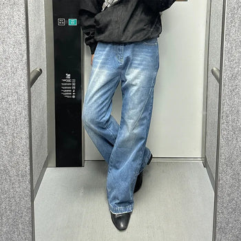 (Unisex) Oblique Semi-Bootcut Denim