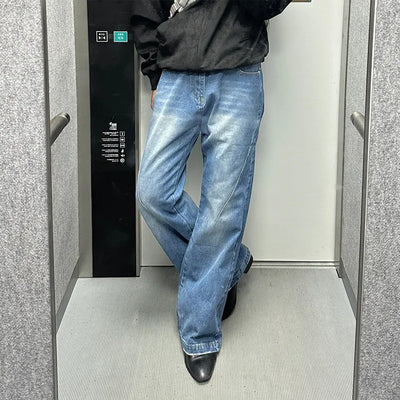 (Unisex) Oblique Semi-Bootcut Denim
