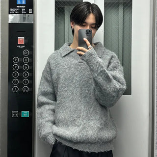 (Unisex) Modern Mohair Color Knit