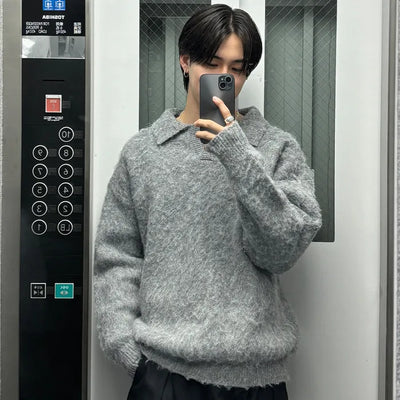 (Unisex) Modern Mohair Color Knit
