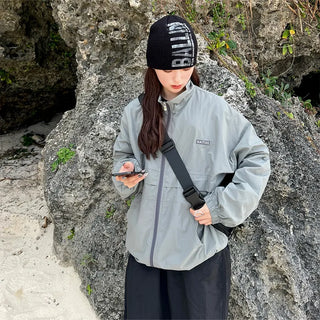 (Unisex) Zip-up Anorak Jumper