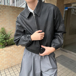 Vintage Wash Faux Leather Jacket